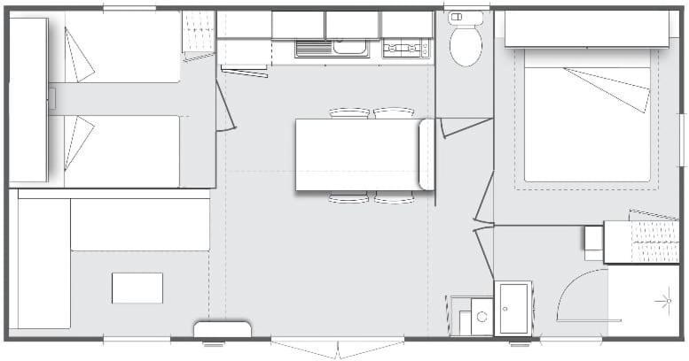 Mobil Home Du Lac - Camping 4 Etoiles Aureilhan  외부 사진